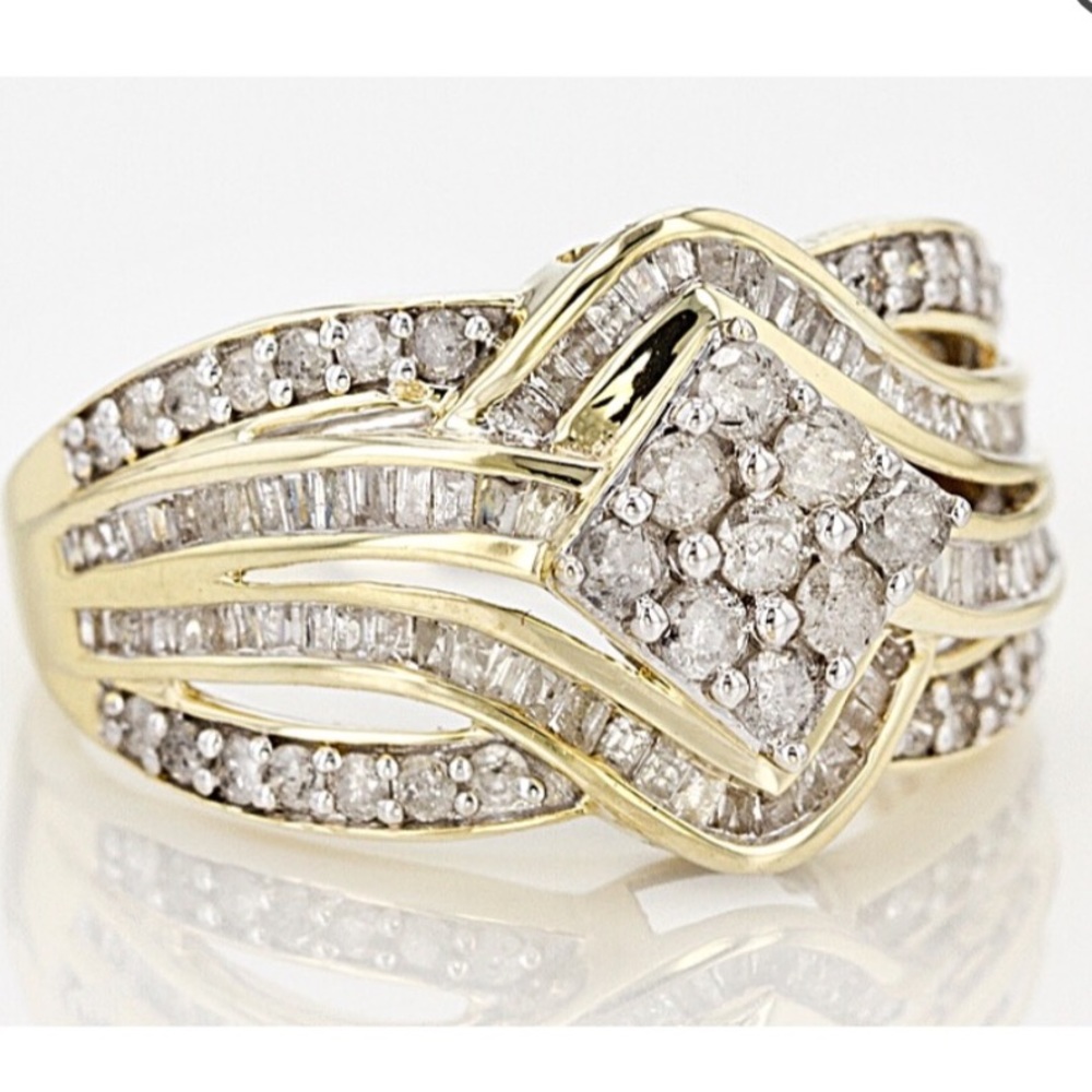 10k Gold DIAMOND 1 CTTW Ring